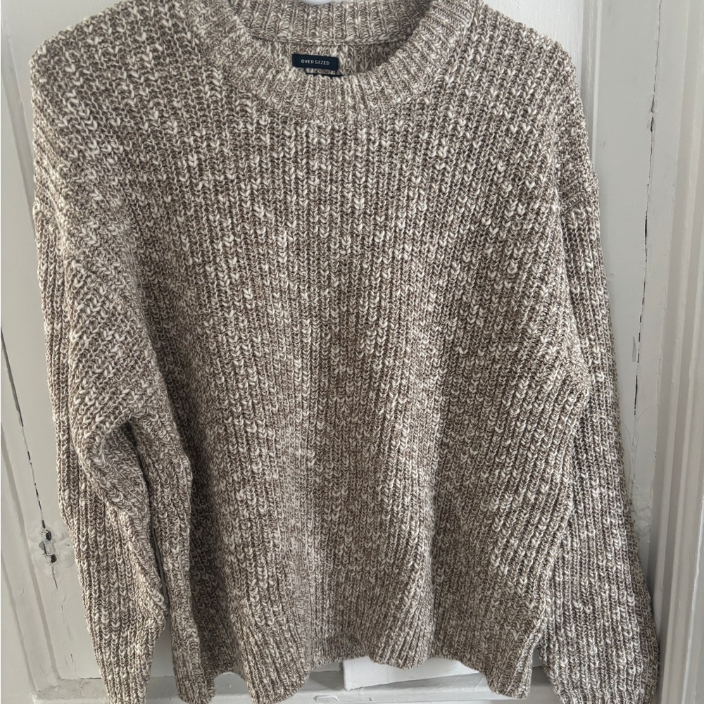 Abercrombie Men's Beige Sweater
